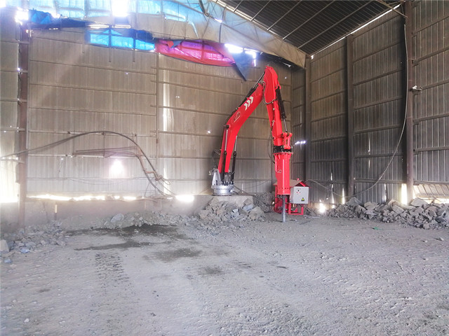 Rock Breaker Booms System