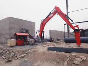 China YZH Stationary Pedestal Boom