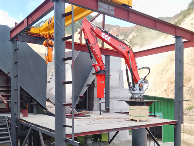 Rock Breaker Boom System Technology