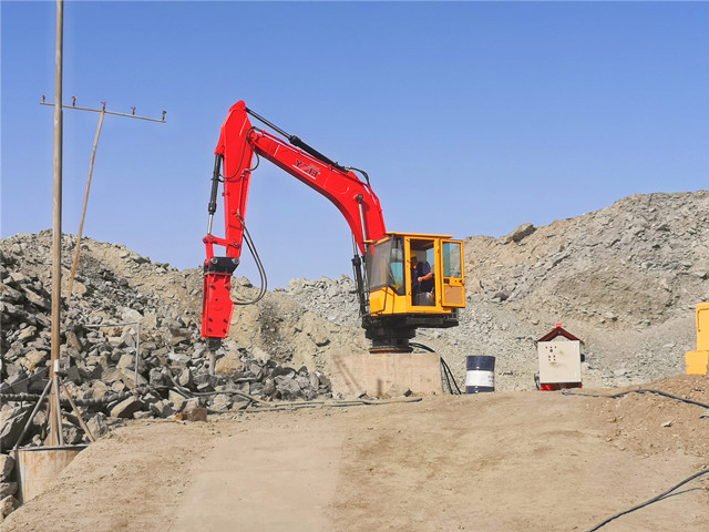 Rock Breaking Booms Systems