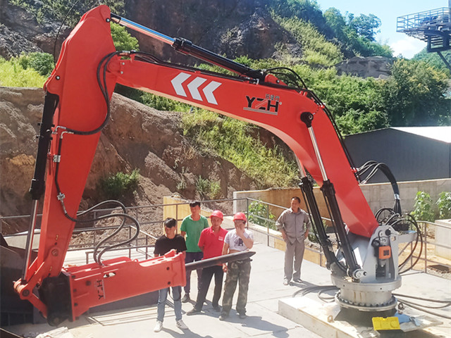 Rockbreaker Boom System Was Successfully Installed In The Quarry Of Xishuangbanna