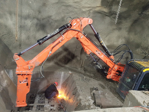 China Stationary Hydraulic Boom